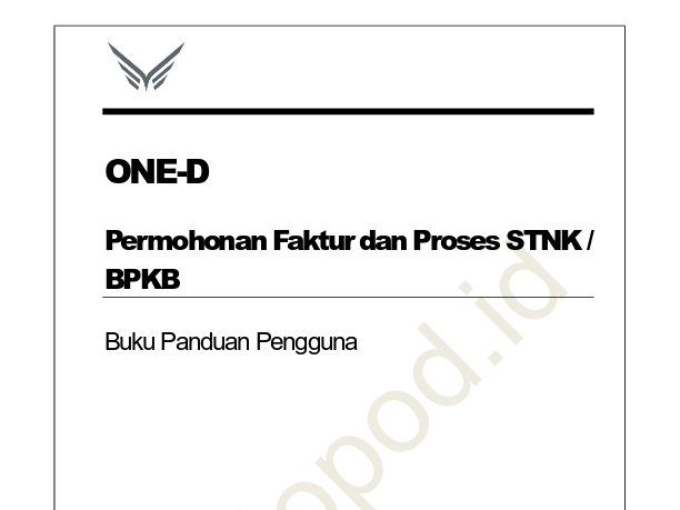 Permohonan Faktur Dan Proses Stnk Bpkb Motopod